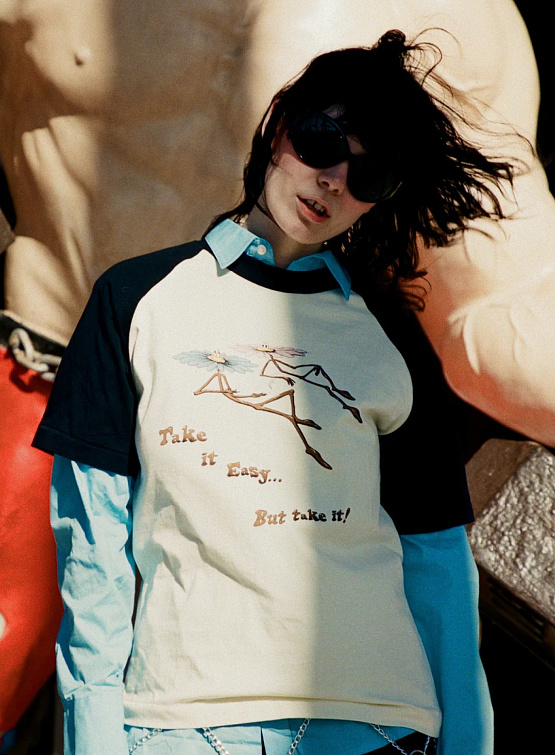 Футболка Jungles Jungles Take It Easy Black/White