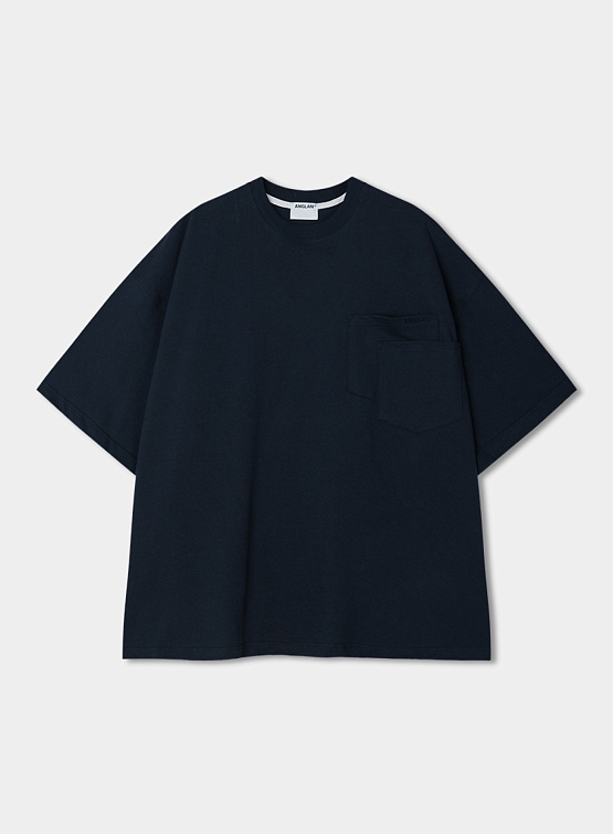 Футболка ANGLAN Double Pocket Half Tee Navy