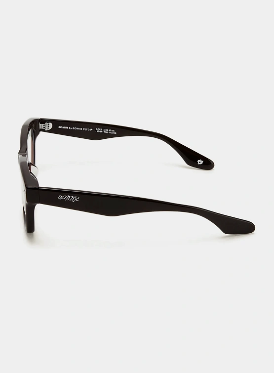 Очки Bonnie Clyde Room Service Dark Brown & Clear Lens