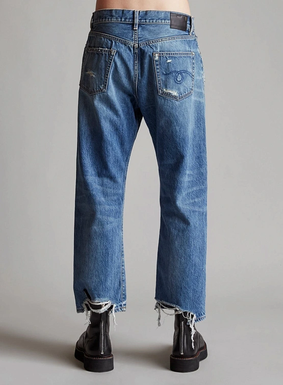 Женские Джинсы R13 Boyfriend Bain W Rips