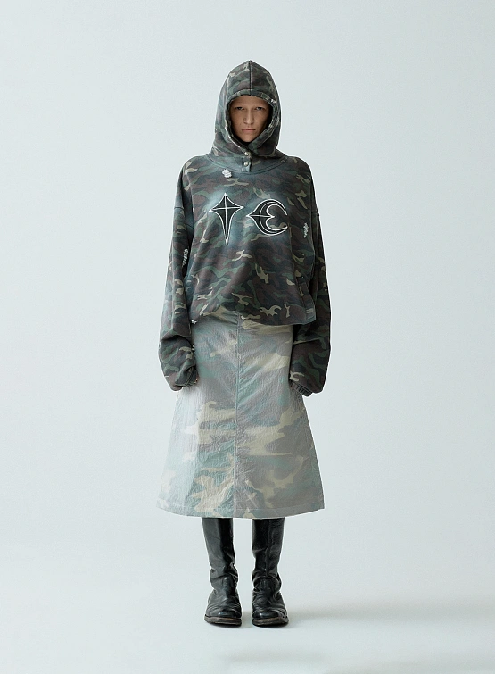 Худи Thug Club Sprayed Camoflage Rock Camo