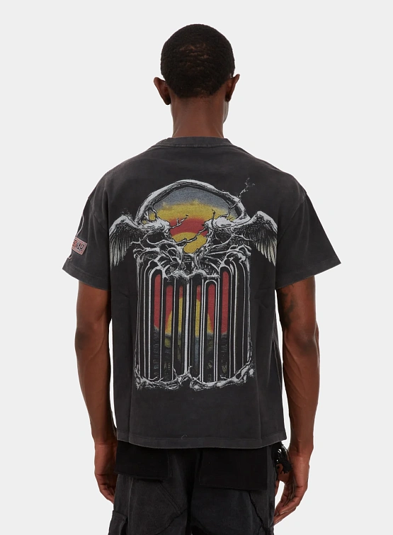 Футболка WHO DECIDES WAR Faded Moon Coal