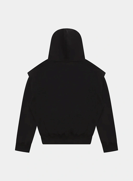 Худи HELIOT EMIL Outline Logo Hoodie Black