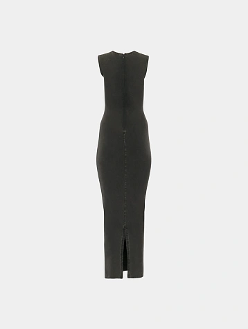 Женское платье entire studios Sleeveless Maxi Washed Black