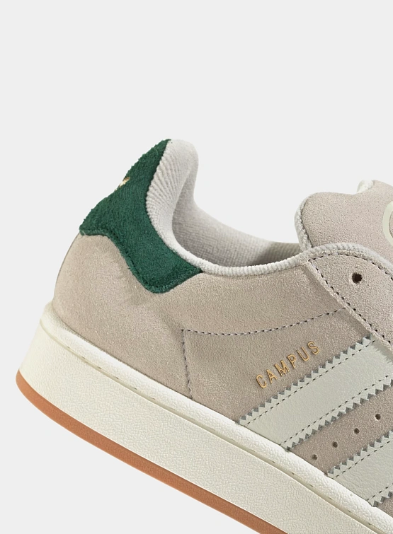 Женские кеды adidas Originals Campus 00S Off White/Collegiate Green