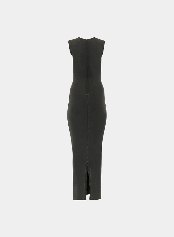 Женское платье entire studios Sleeveless Maxi Washed Black