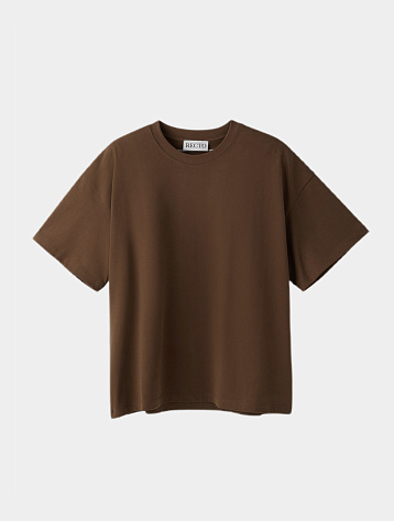 Футболка Recto Jacquard Logo Cotton Vintage Brown