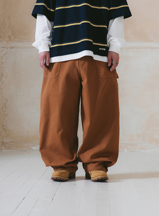Брюки ANGLAN Double Fatigue Balloon Pants Beige