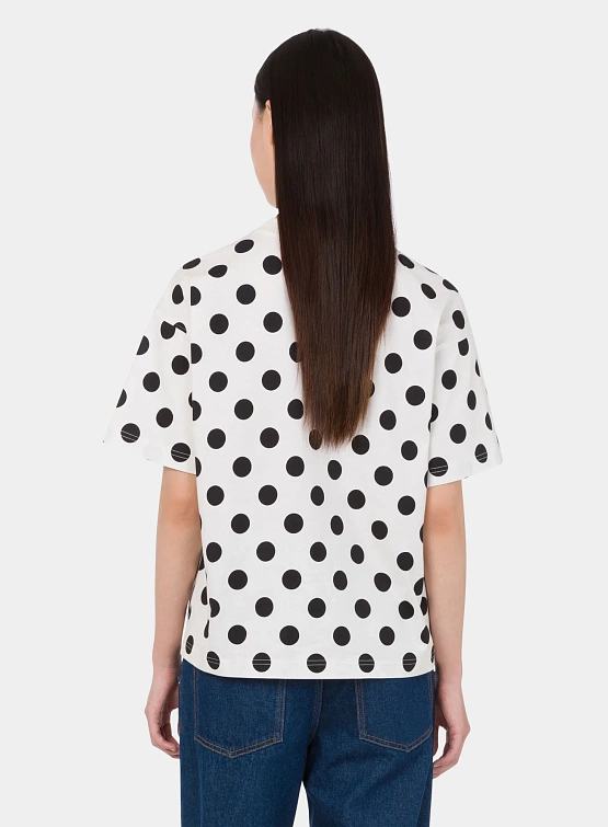 Женская футболка MOSCHINO Teddy Bear Ivory