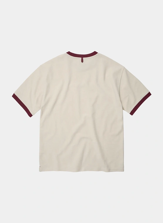 Футболка FrizmWORKS Terry Ringer Half Tee Cream