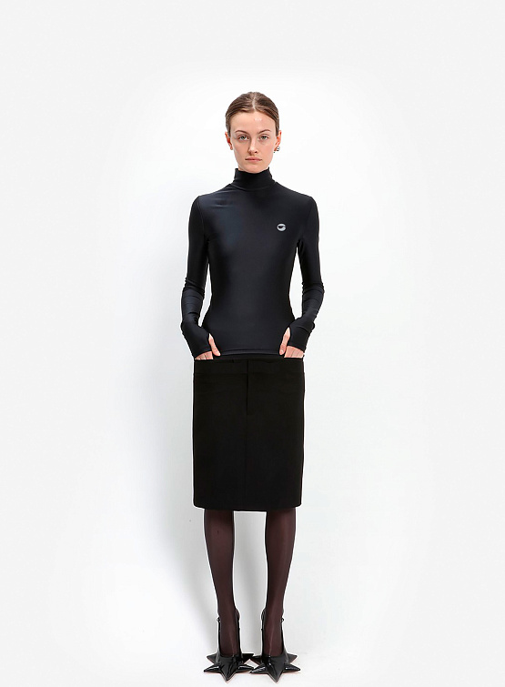 Женское платье Coperni Hybrid Tailored Dress Black