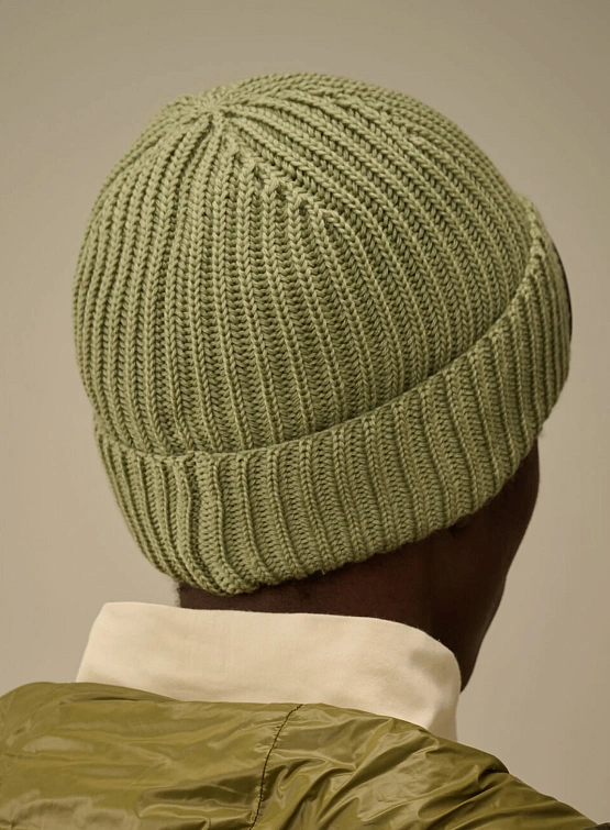 Шапка C.P. Company Extrafine Merino Wool Goggle Tea