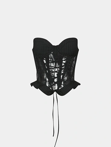 Женский корсет Andersson Bell Stripe Combo Logo Lace Black