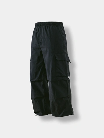 Брюки ANGLAN Rib Nylon Mountain Cargo Pants Black