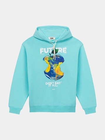 Худи MSGM Fantastic Apple Light Blue