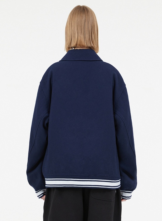 Бомбер LMC Classic Wool Varsity Jacket Navy