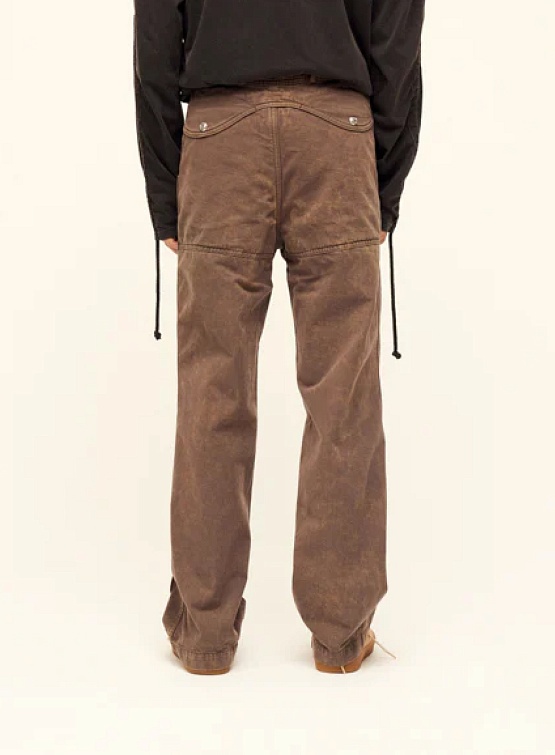 Брюки Bluemarble Zipped Dart Pants Ashy Beige