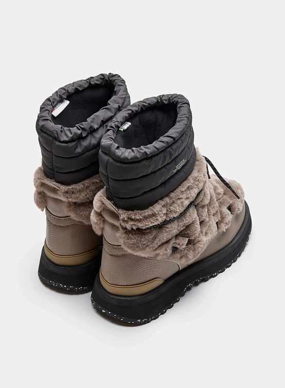 Женские ботинки SUICOKE BOWER-TRab-HI-FUR Taupe/Black