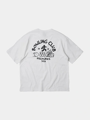 Футболка FrizmWORKS XXX Bowling Club Tee White