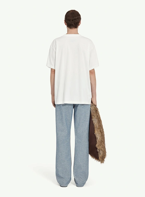 Футболка MM6 Maison Margiela Numeric Signature White