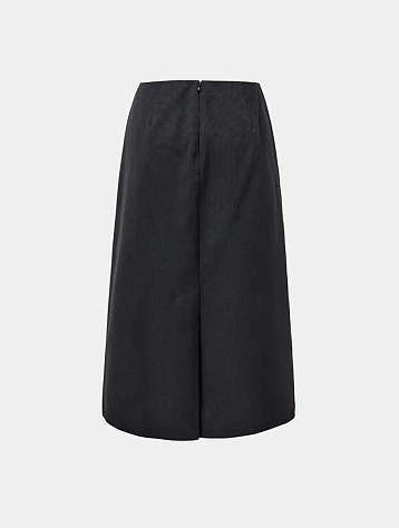 Женская юбка AMOMENTO Stripe Maxi Long Skirt Black