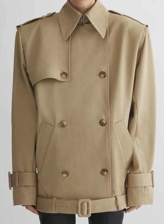 Женский тренч MUGLER Dropped Beige