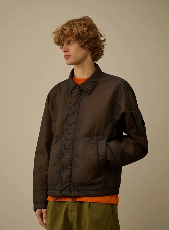 Куртка C.P. Company Feltro Bi-Film Short Ivy Green