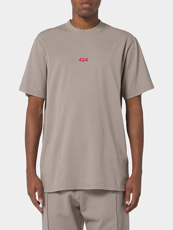 Футболка 424 Logo T-Shirt Grey