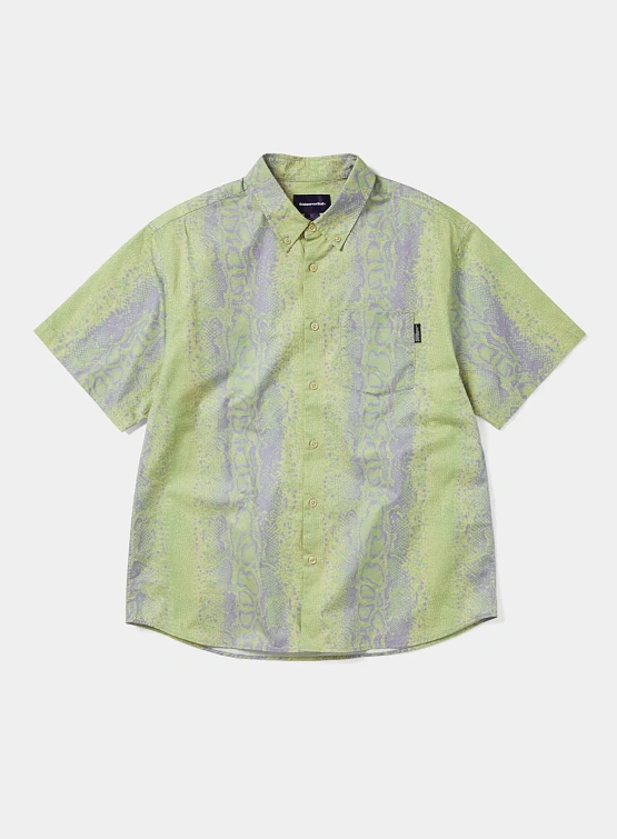 Рубашка thisisneverthat Python S/S Shirt Light Green