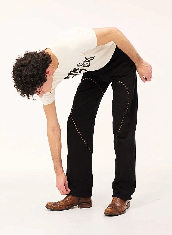 Джинсы Carne Bollente Heart Break Black