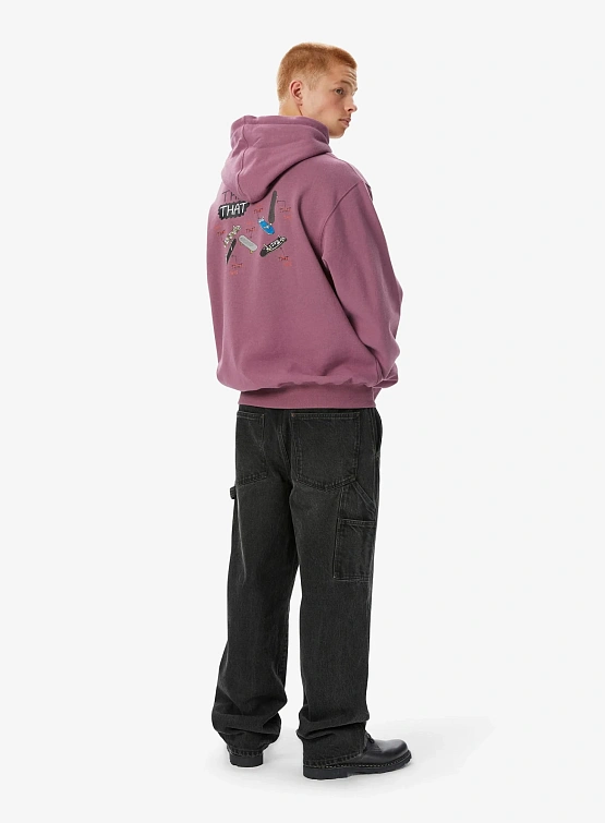 Худи thisisneverthat Thisthat Skate Fuchsia