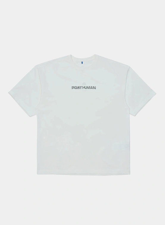 Футболка ADERERROR Post Human Product. 48 Off White