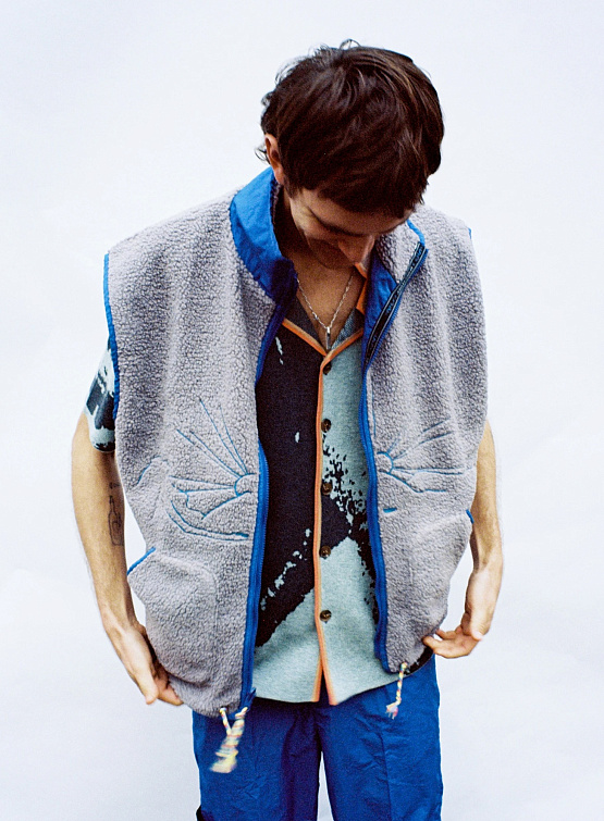 Жилет Jungles Jungles Fuzzy Vest Brown/Blue
