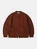 Кардиган FrizmWORKS Wool Deck Zip Up Brick