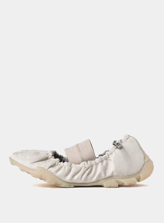 Женские балетки ROMBAUT Rei Monogram White