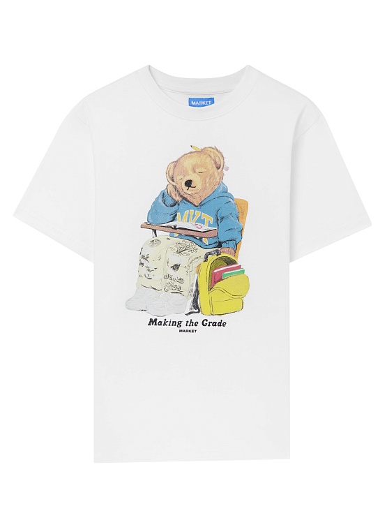 Футболка MARKET Making the Grade Bear White