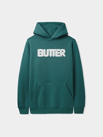 Худи Butter Goods Puff Rounded Logo Dark Teal