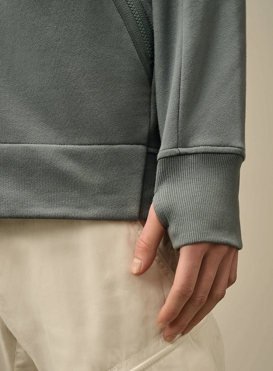 Зип-худи C.P. Company Diagonal Raised Fleece Stormy Weather