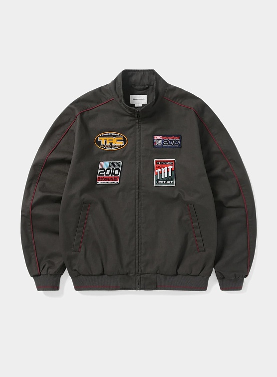 Куртка thisisneverthat TRC Racing Jacket Charcoal