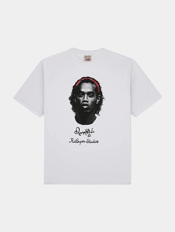 Футболка KidSuper Ronaldinho x KidSuper Portrait White