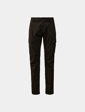 Брюки C.P. Company Stretch Sateen Ergonomic Cargo Black