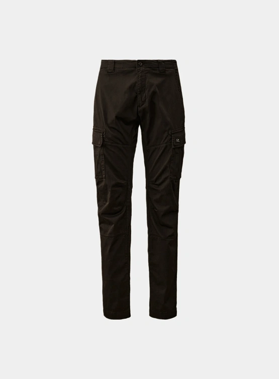 Брюки C.P. Company Stretch Sateen Ergonomic Cargo Black