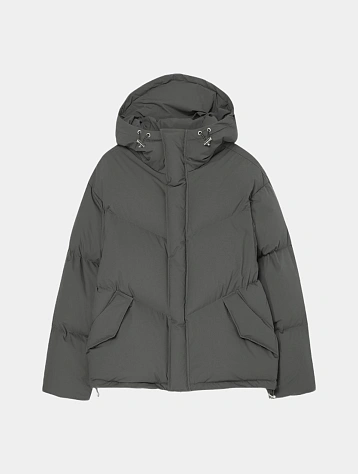 Пуховик AFTER PRAY Shell Hoody Puffer Gray