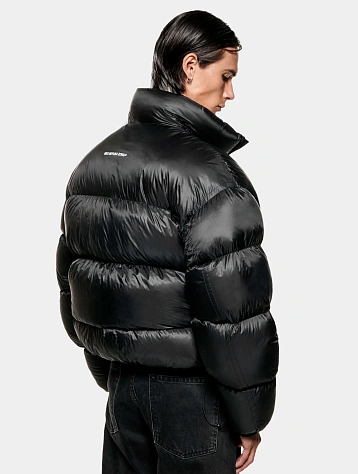 Пуховик MKI MIYUKI ZOKU Translucent Funnel Neck Bubble Black