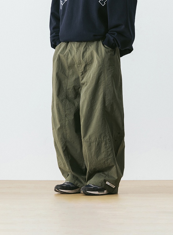 Брюки ANGLAN Panel Round Balloon Pants Khaki