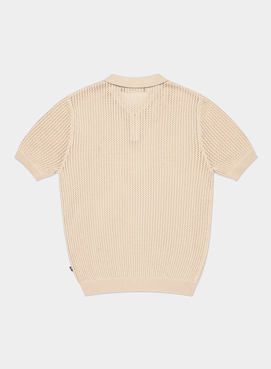 Рубашка LMC Mesh Knit Polo Shirt Ivory