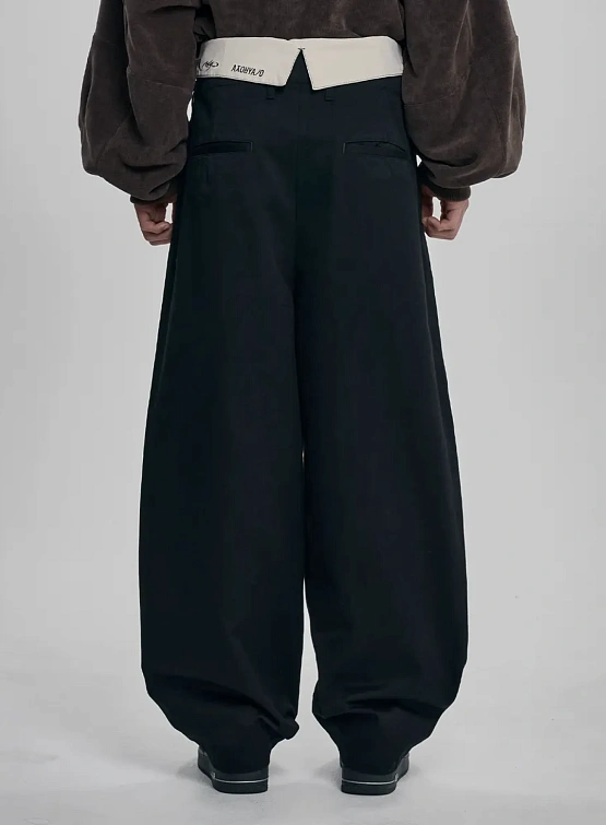 Брюки AJOBYAJO High Waist Oversized Black