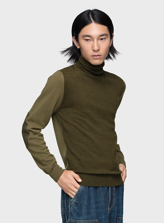 Свитер Maison Margiela Two-Tone Wool Green
