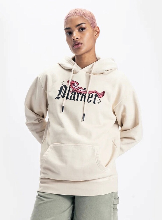 Худи MARKET Pink Panther Swap Meet Hoodie Ecru