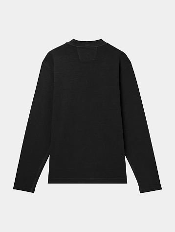Лонгслив C.P. Company 1020 Jersey Logo Black